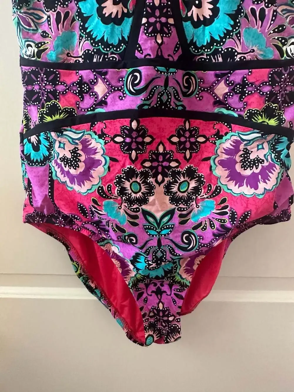 Nanette Lepore Bali Batik Seductress One Piece Swimsuit